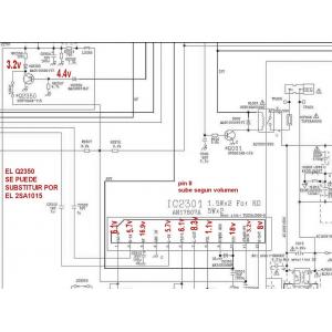 Circuito Integrado Audio TV Panasonic SIP-12 AN17807A 