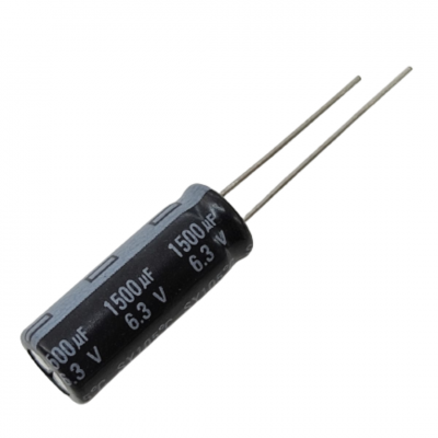 Capacitor Electrolítico 1500uF 6.3V 105° 20X7mm CE-1500uF-6.3V 
