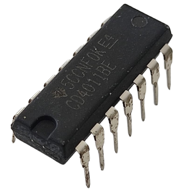 Circuito Integrado 4 Compuertas NAND DIP-14 CD4011BE