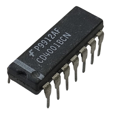 Circuito Integrado 4 NAND Gate 2 Input DIP-14 CD4001BCN