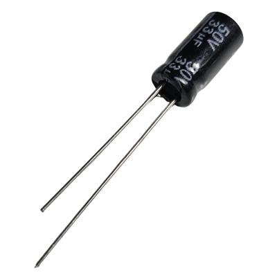 Capacitor Electrolítico 33uF 50V 105° 5x12mm CE-33uF-50V 