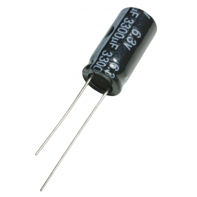 Capacitor Electrolítico 3300uF 6.3V 10x20mm 105°CE-3300uF-6.3V