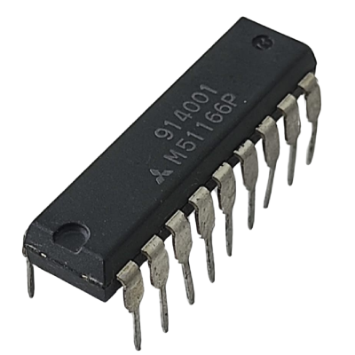 Circuito Integrado Preamplificador Audio DIP-18 M51166P 