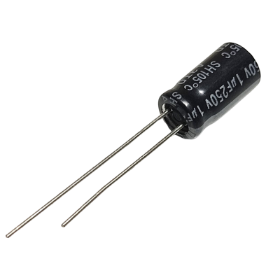 Capacitor Electrolítico 1uF 250V 105° CE-1uF-250V 