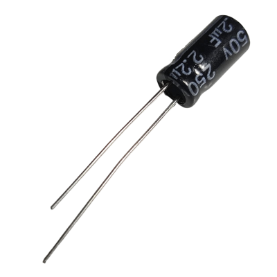 Capacitor Electrolítico 2.2uF 250V 105° 5x10mm CE-2.2uF-250V 
