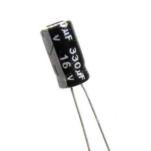 Capacitor Electrolítico de  330uF 16V CE-330U-16