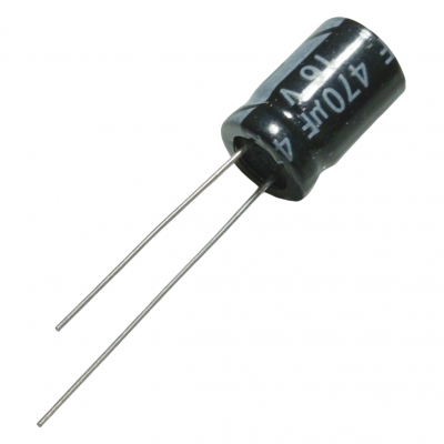 Capacitor Electrolítico 470uF 16V 8x12mm 105° CE-470uF-16V 