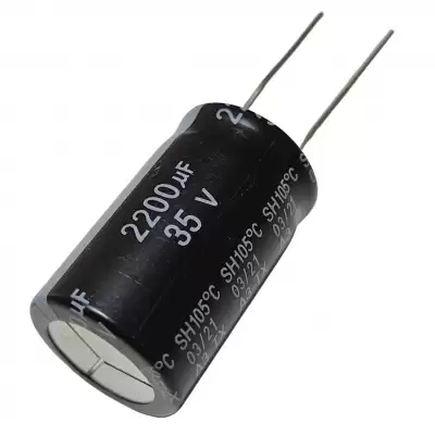 Capacitor Electrolítico 2200uF 35V 105° 15X25 CE-2200uF-35V 