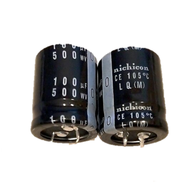 Capacitor electrolítico de 100uF 500v   CE-100uF 500V
