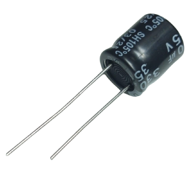 Capacitor Electrolítico 330uF 35V 105  10X12mm CE-330uF-35V