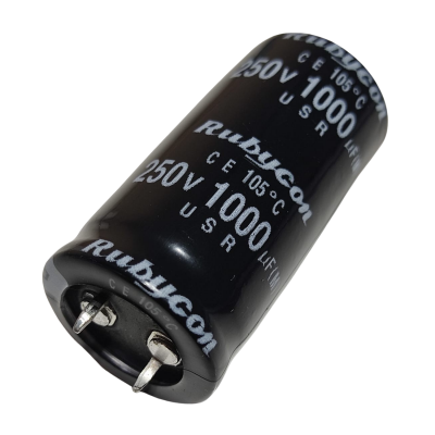 Capacitor Electrolítico 1000uF 250V 25X50mm 105  CE-1000uF-250V 