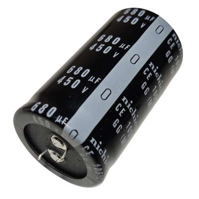 Capacitor Electrolítico 680uF 450V 105° 35X60mm CE-680uF-450V