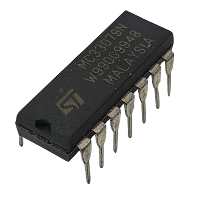 Circuito Integrado  4 Amp Op DIP-14 MC33079N