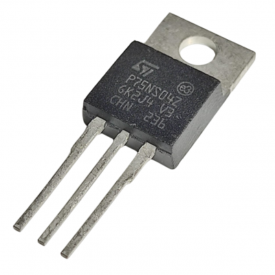 Transistor MOSFET C-N Clamped 80A TO-220 STP75NS04Z P75NS04Z