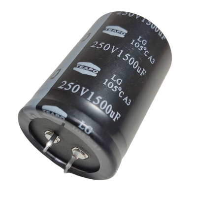 Capacitor Electrolítico 1500uF 250V 105°  35x50mm   CE-1500uF-250V 