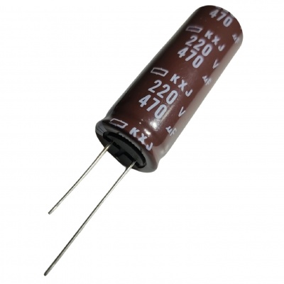 Capacitor Electrolítico 470uF 220V 18X50mm CE-470uF-220V