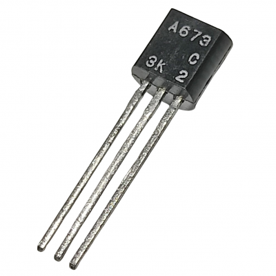 Transistor BJT PNP 50V 0.5A TO-92 2SA673C A673C