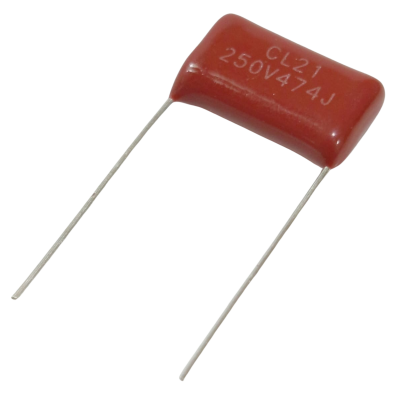 Capacitor Poliéster 0.47uF 250V 474J CP-.47uF-250V