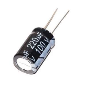 Capacitor Electrolítico 220uF  100V  105°  CE-220uF-100V 