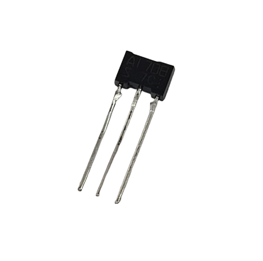 conductor vía Indica Transistor BJT PNP 100V 1A TO-92L A1708 - BJT