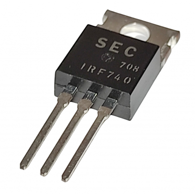 Transistor MOSFET C-N 400V 10A TO-220 IRF740