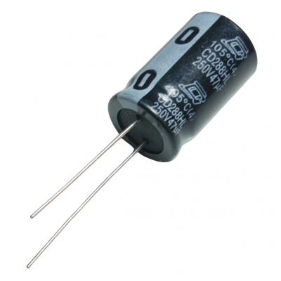 Capacitor Electrolítico  47uF  250V 13X21mm 105° CE-47uf-250V