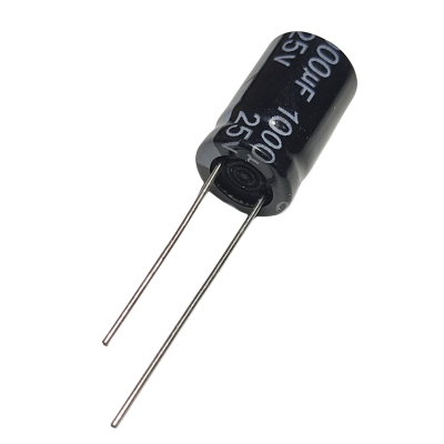 Capacitor Electrolítico 1000uF 25V 10X16mm 105° CE-1000uF-25V 