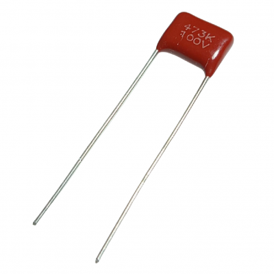 thumbnail image 2 of Bitterroot 0.047uF 100V Poly Mylar Film Capacitor – 10 Pack (081952BN-10P) For Guitars 2 of 3