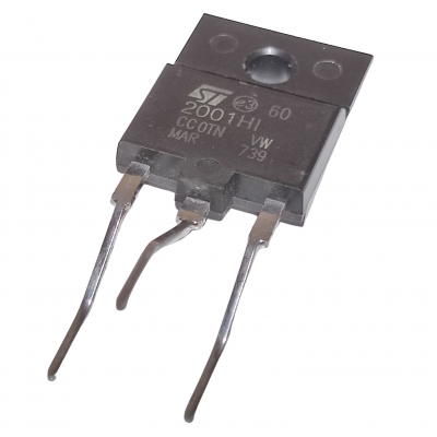 Transistor  BJT NPN Salida Horizontal  600V 10A TO-3P ST2001HI 