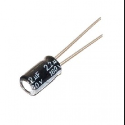 Capacitor Electrolítico de 2.2uF 160V 105° CE-2.2uF/160V