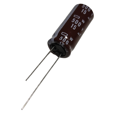 Capacitor Electrolítico 15uF 500V 105° 12x30mm CE-15uF-500V