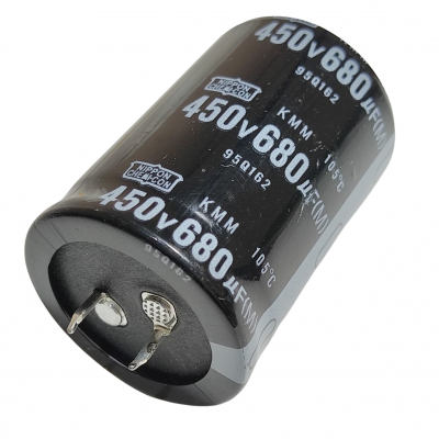 Capacitor Electrolítico 680uF 450V 35X50mm 105°  CE-680uF-450V