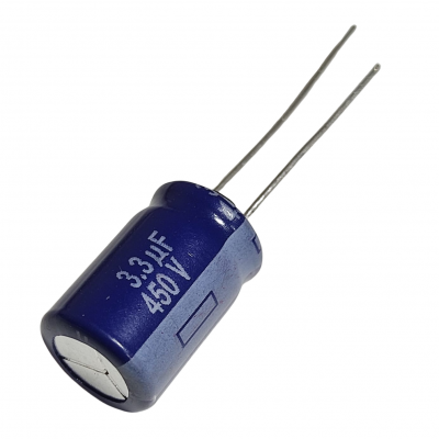 Capacitor Electrolítico 3.3uF 450V CE-3.3uF-450V
