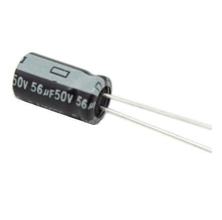Capacitor Electrolitico 56uF 50V 105° CE-56uF-50V