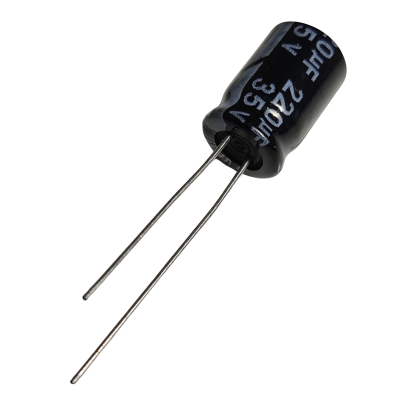 Capacitor Electrolítico 220uF 35V 8x12mm 105° CE-220uF-35V