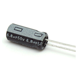 Capacitor Electrolítico 6.8uF 50V 105° CE-6.8uF-50V