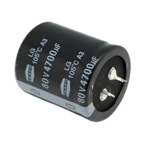 Capacitor Electrolitico 4700uF 80V 35X40mm 105°  CE-4700uF-80V