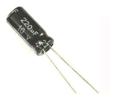 Capacitor Electrolítico de 220uf 10V CE-220uf/10