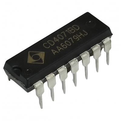 Circuito Integrado 4 Compuertas OR DIP-14 CD4071BD