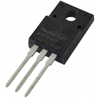 Transistor MOSFET C-N 800V 6A TO-220P MMF80R900P 80R900P