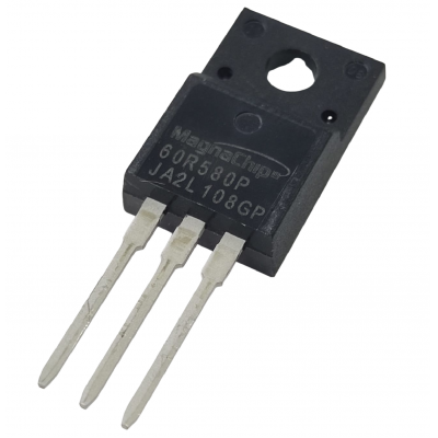 Transistor MOSFET C-N 600V 8A TO-220F  MMF60R580P 60R580P