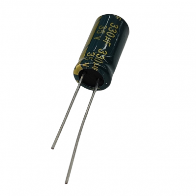 Capacitor Electrolítico 330uF 35V 105  8X16mm CE-330uF-35V