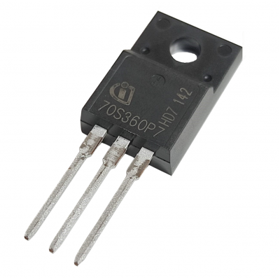Transistor MOSFET C-N 700V 12.5A TO-220FP IPA70R360P7S 70S360P7