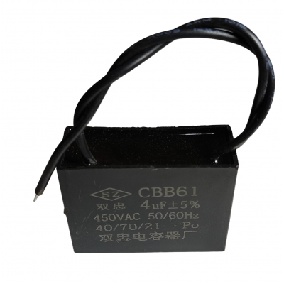 Capacitor Metal Film CBB61 4uF 450V 60Hz CP-4uF-450V