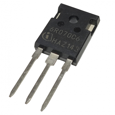 Transistor MOSFET C-N 650V 53A TO-247 IPW60R070C6 6R070C6