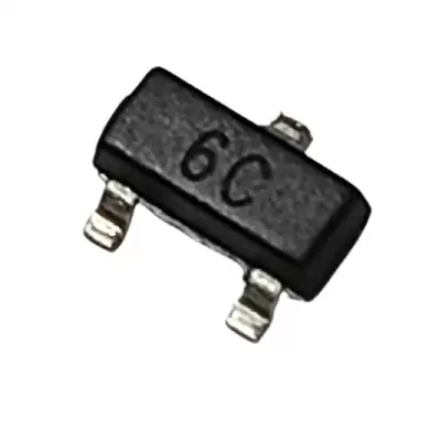 Transistor BJT NPN 45V 500mA SOT-23 BC817-40 6C