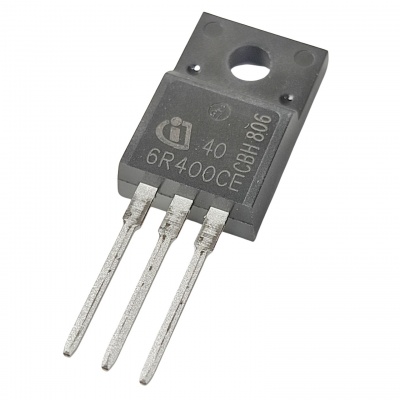 Transistor MOSFET C-N 650V 30A TO-220PF 6R400CE