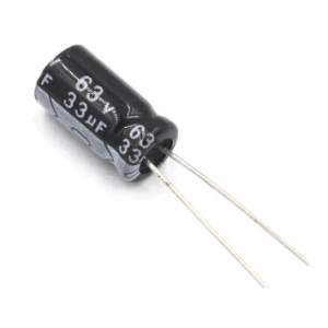 Capacitor Electrolítico 33uF 63V 105° CE-33uF-63V